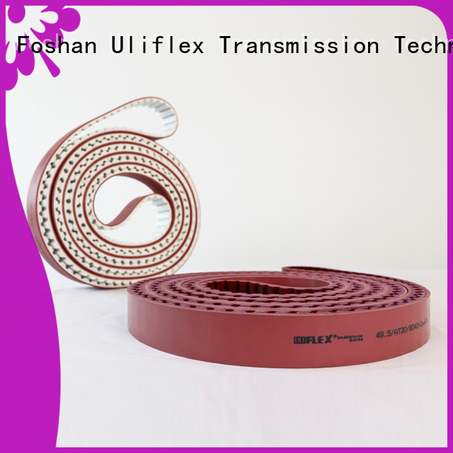 Uliflex China toothed belt overseas trader for safely moving